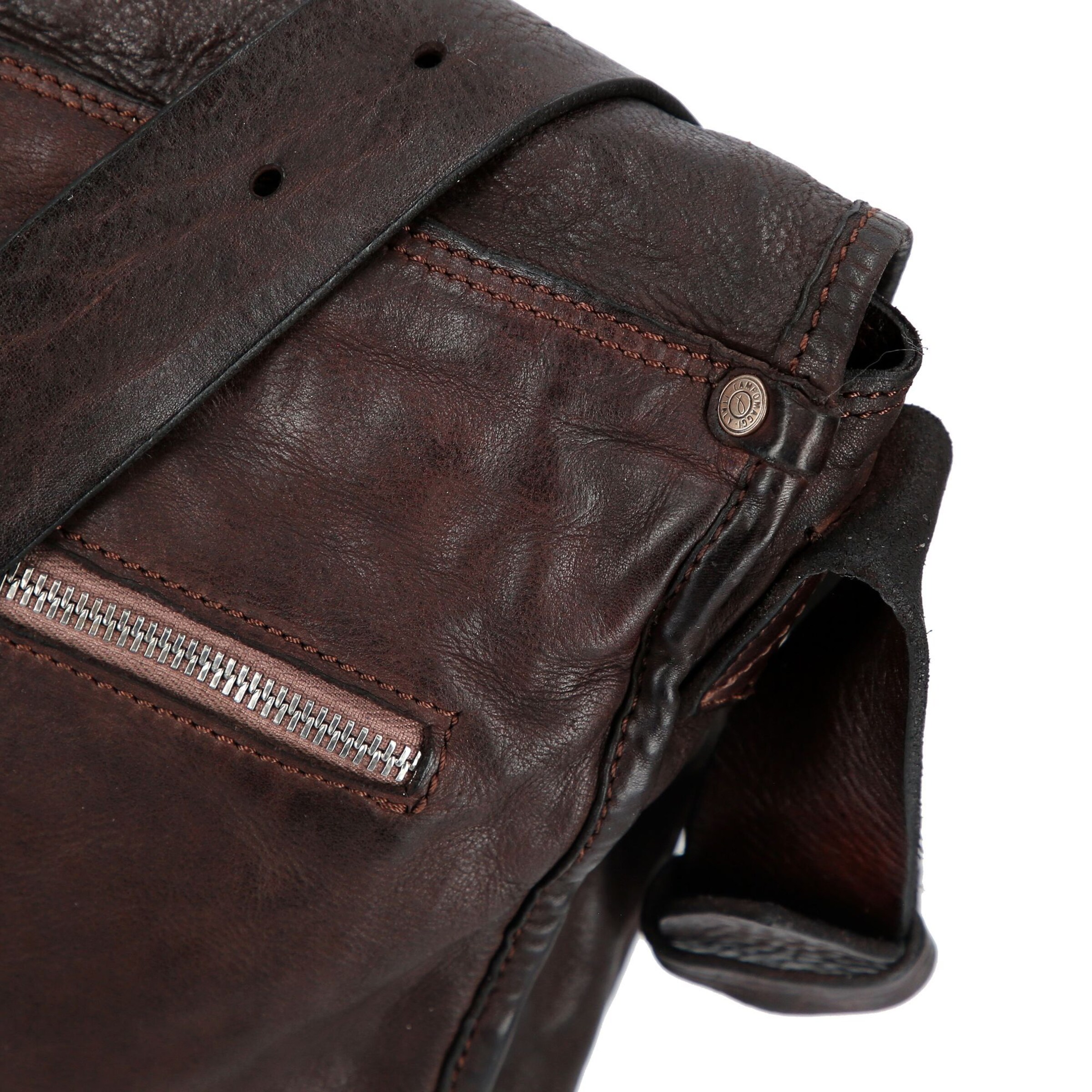 Campomaggi Schoudertas 'Ippocastano' in Bruin