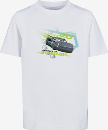 ABSOLUTE CULT T-Shirt 'Cars - Jackson Storm' in Weiß: predná strana