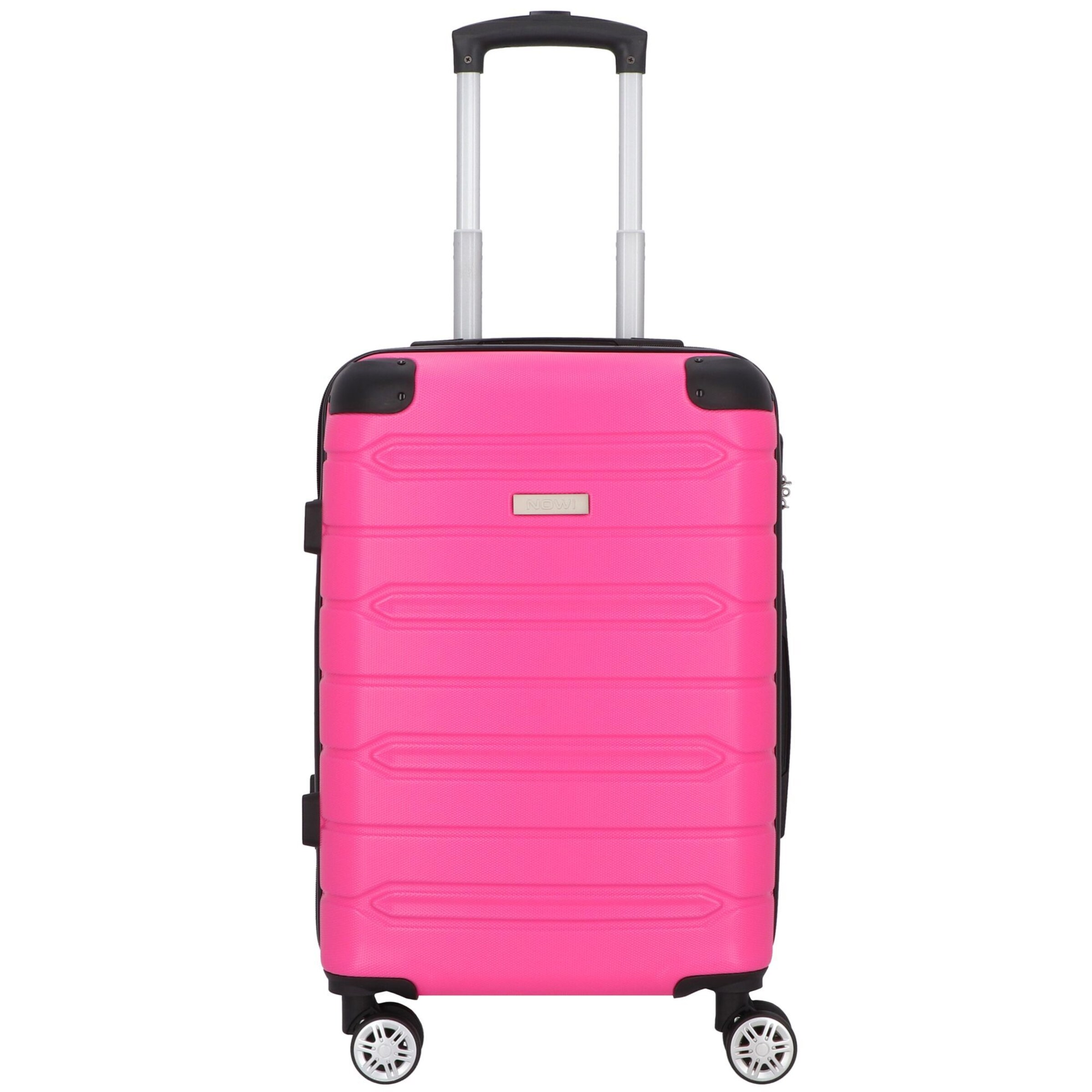 Nowi Trolley 'Rhodos' in Pink: Vorderseite
