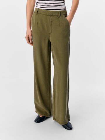 OBJECT Wide leg Jeans 'Frame' in Green: front
