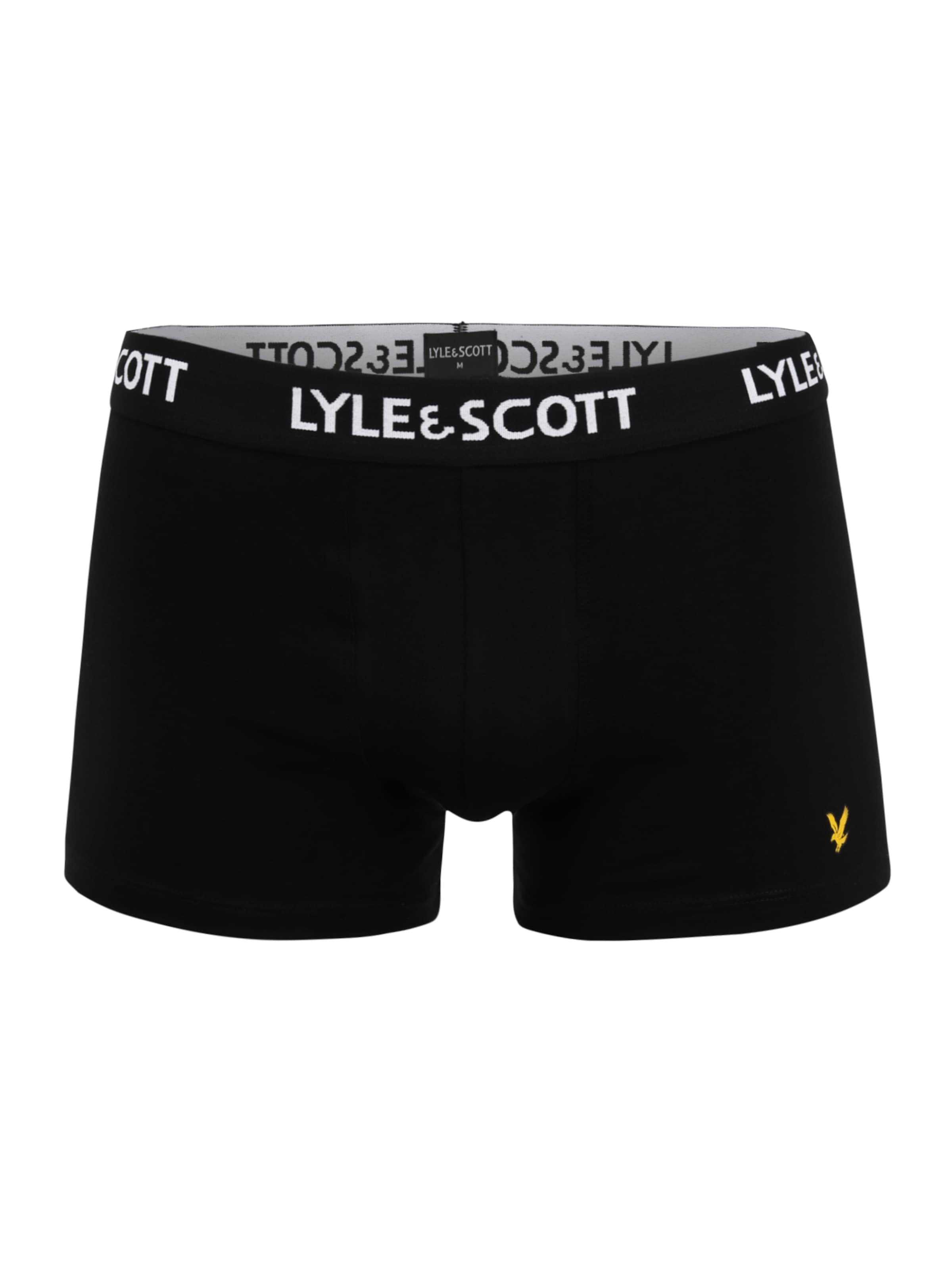Boxers 'Barclay' Lyle & Scott en noir : devant
