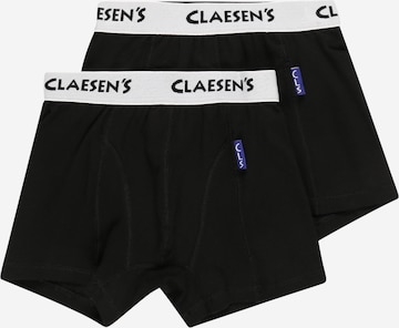 Sous-vêtements Claesen's en noir : devant