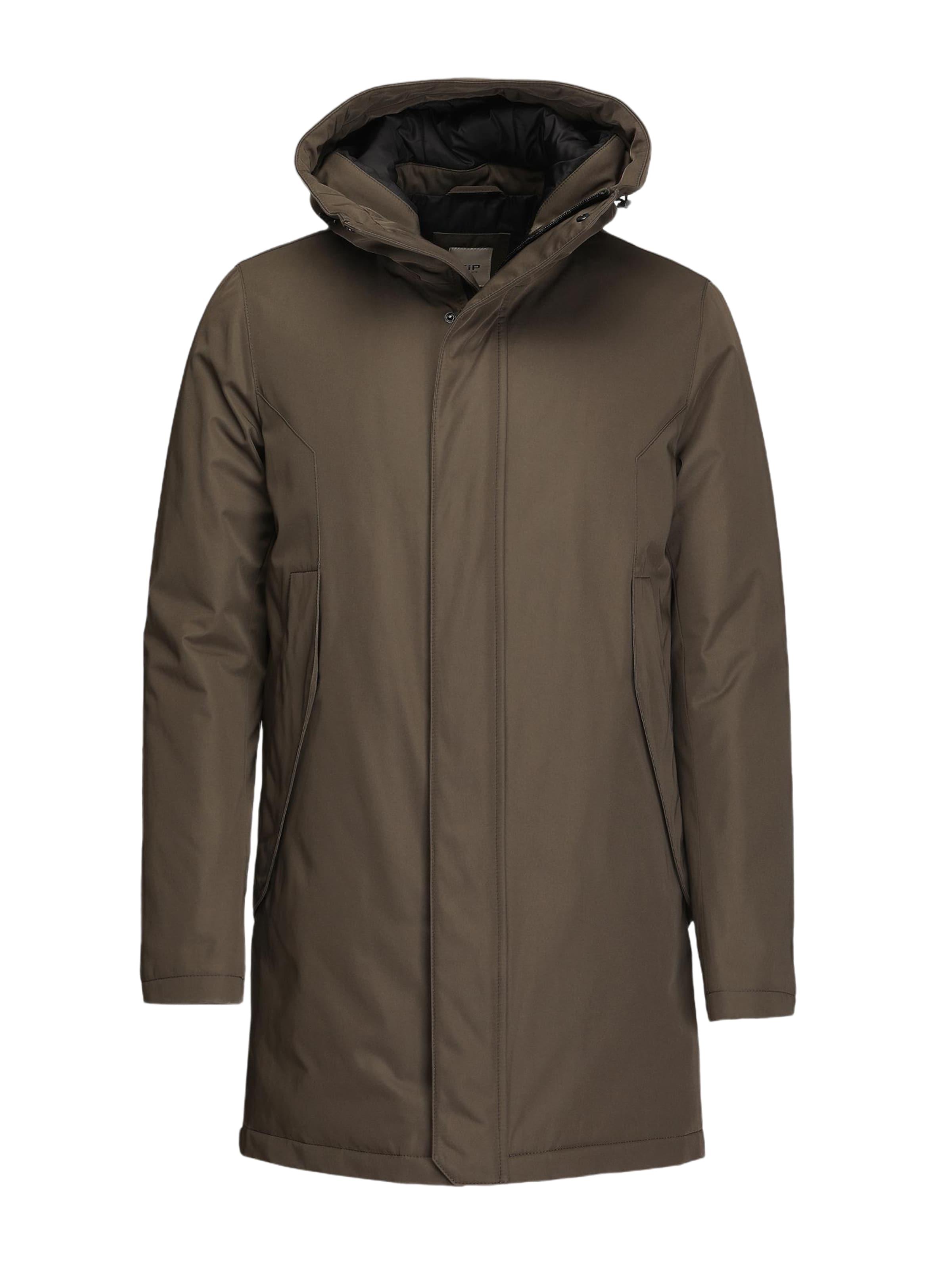 KİP Wintermantel in Grün: Vorderseite