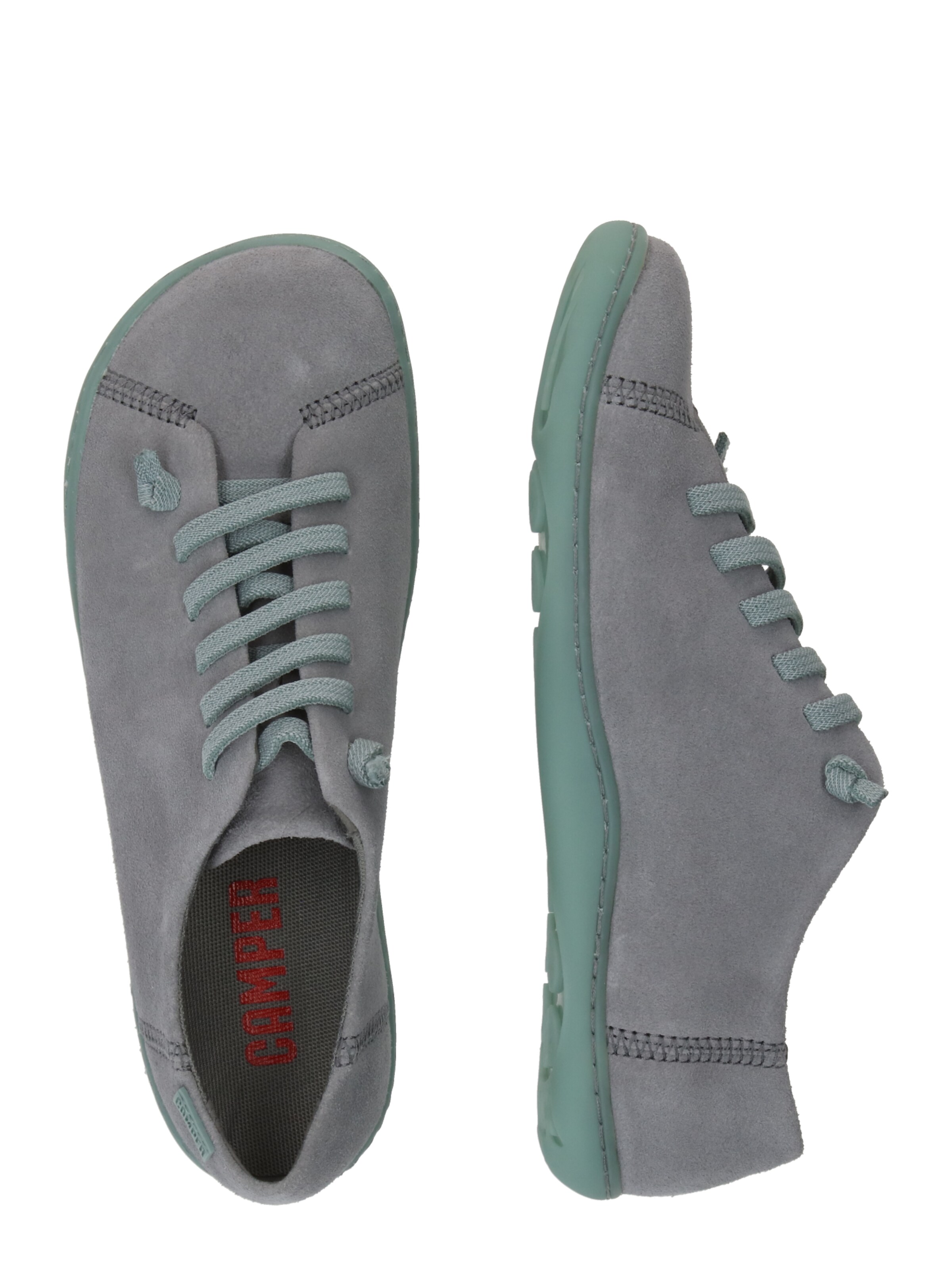 CAMPER Buty sznurowane 'Peu Cami' w kolorze szary