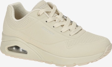 Sneaker bassa di SKECHERS in beige: frontale