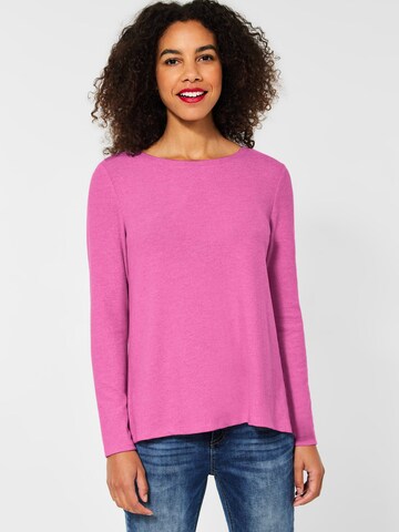 STREET ONE Shirt in Roze: voorkant