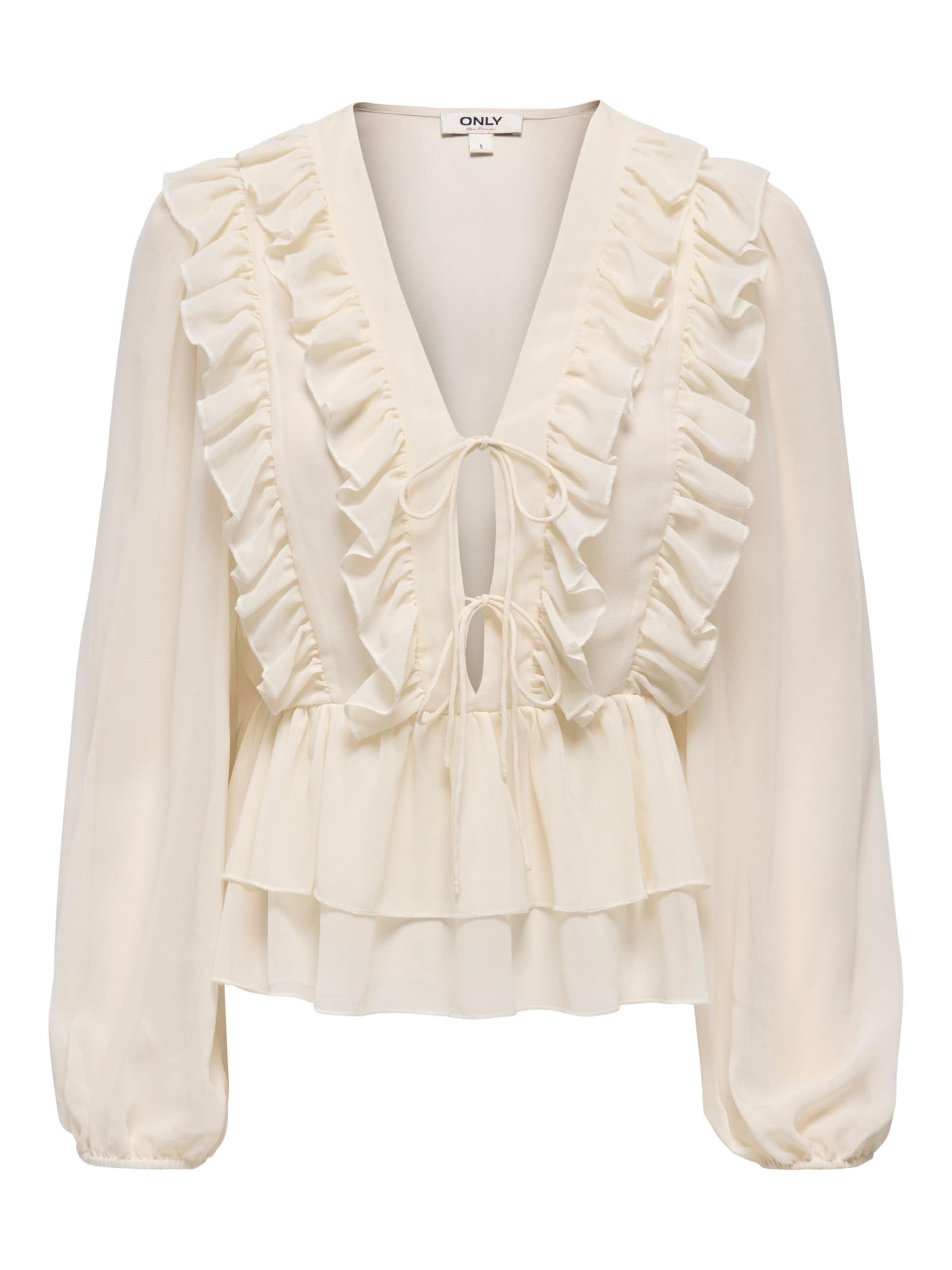 ONLY - Blusa 'SEITRE' en blanco: frente