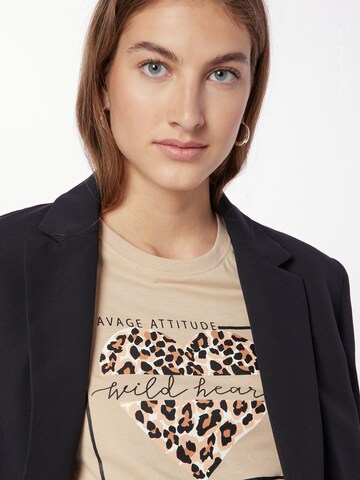 ONLY T-Shirt 'KITA' in Beige