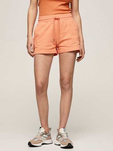 Pepe Jeans - Regular Calças 'Whitney' em laranja: frente