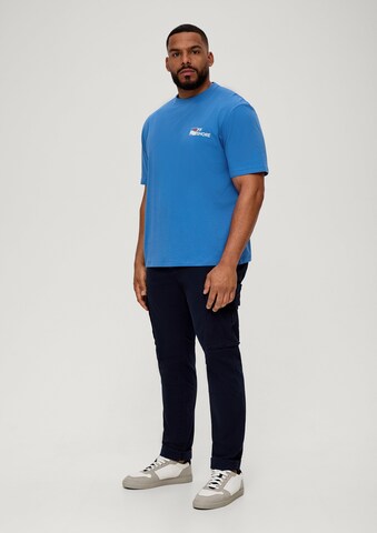 s.Oliver Men Big Sizes Shirt in Blue