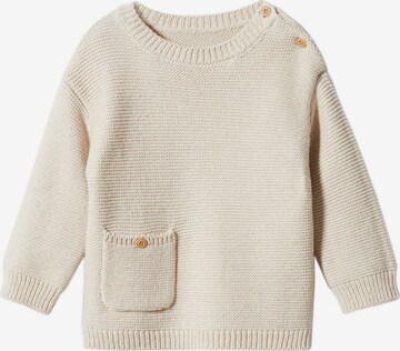 MANGO KIDS Sweater 'Gabriel' in Beige: front