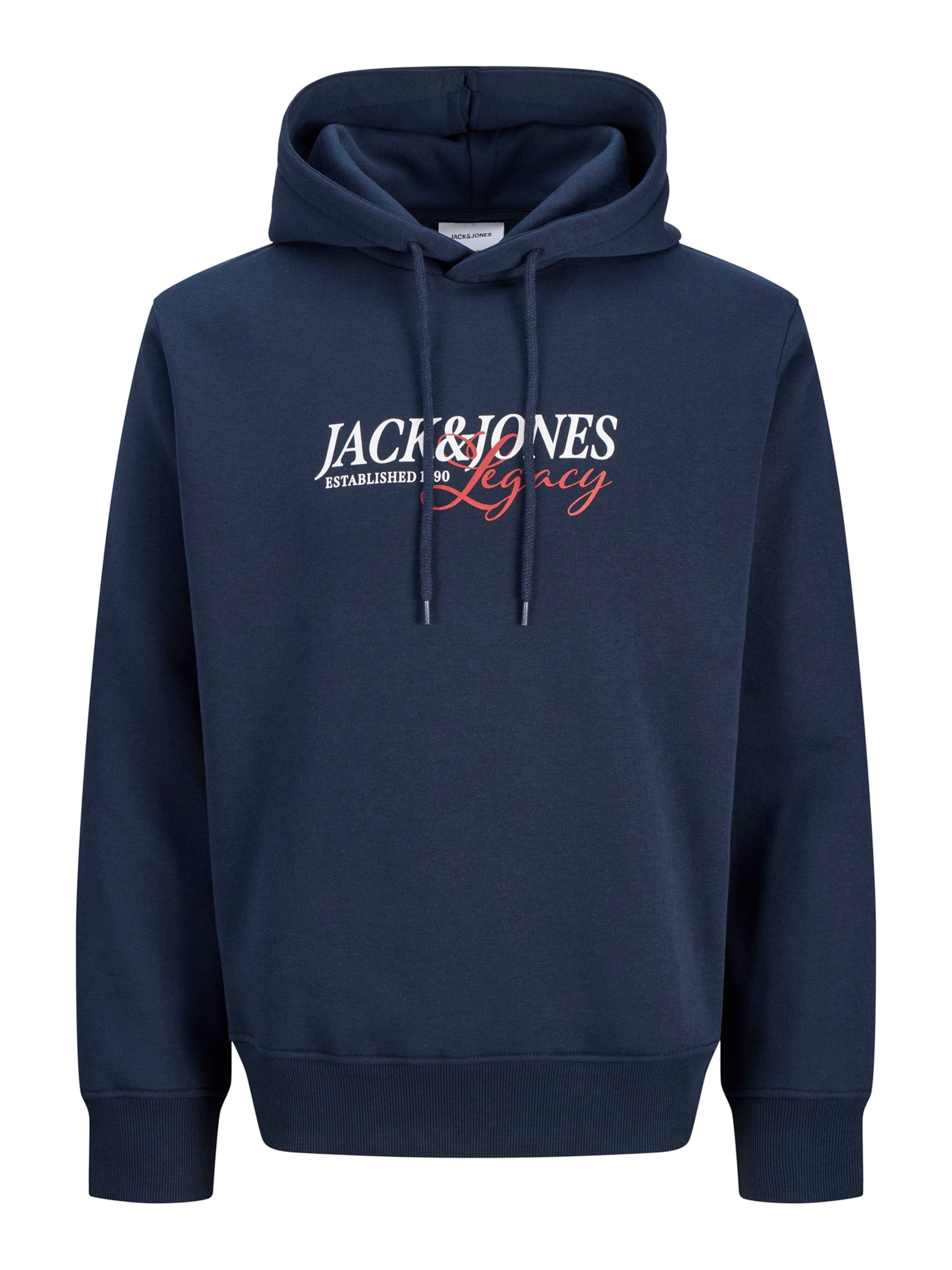 Jack & Jones Plus - Sudadera 'JJJADE' en azul: frente