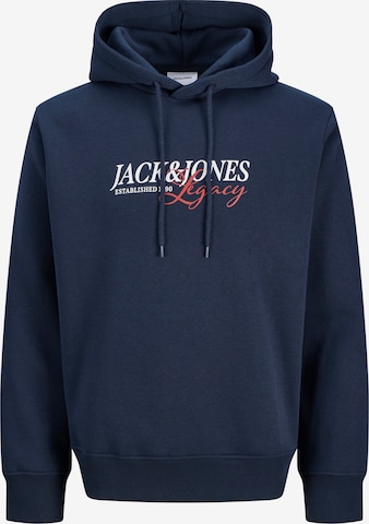 Jack & Jones Plus - Sudadera 'JJJADE' en azul: frente