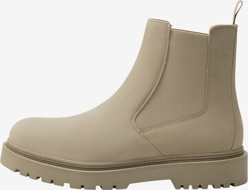 Pull&Bear Chelsea boots in Beige