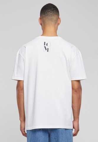 T-Shirt 'Love' Merchcode en blanc