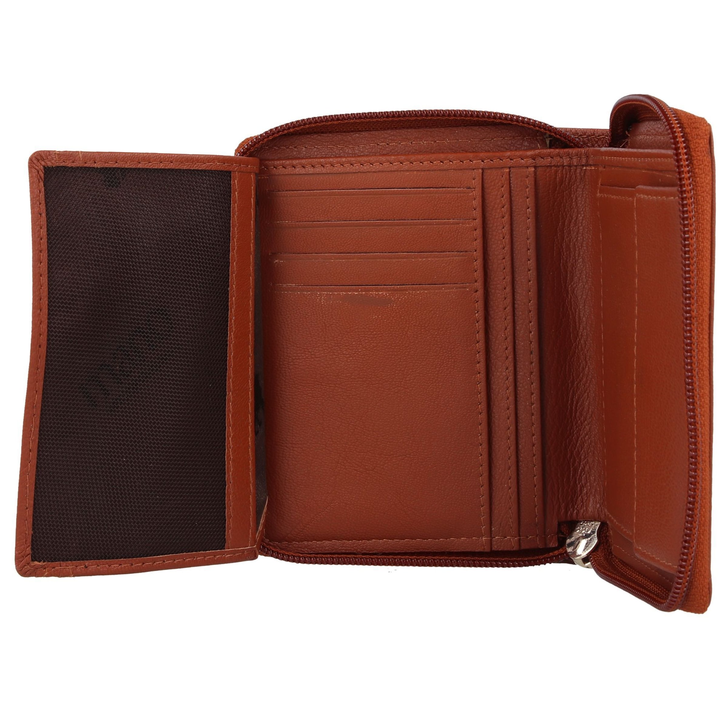 mano Portemonnee 'Don Leonardo' in Bruin