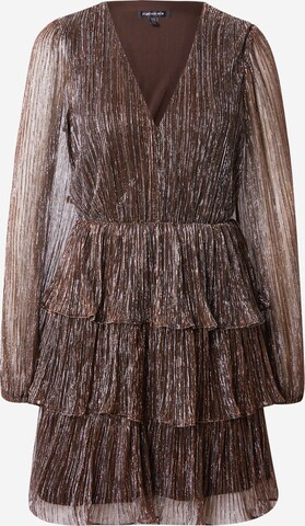 Robe de cocktail 'Dakota' Forever New en bronze : devant