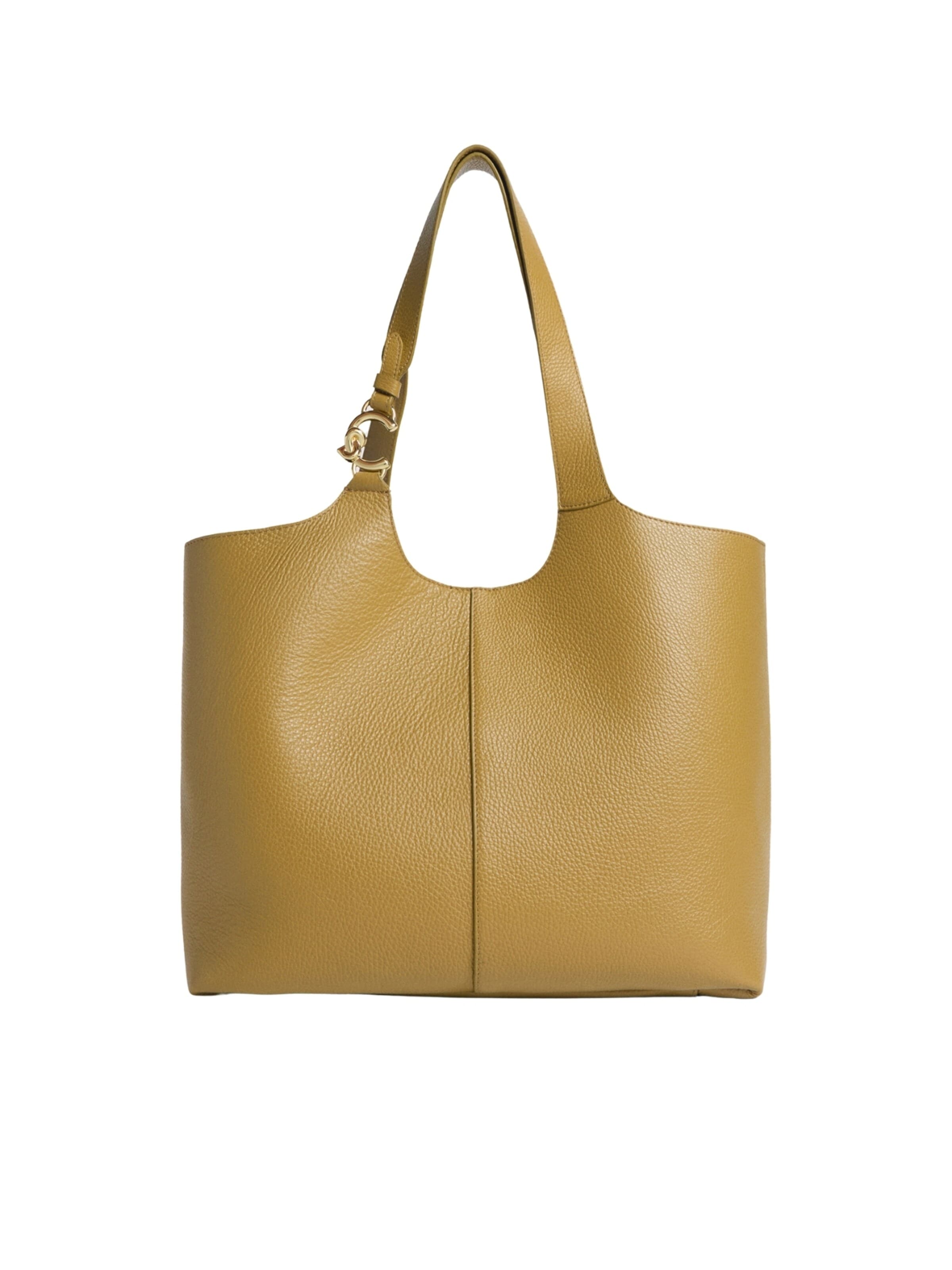 Coccinelle Schultertasche 'C-Easy S26 1'‌‌ in Grün: Vorderseite