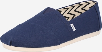 TOMS Slipper 'ALPARGATA' in Blau: predná strana