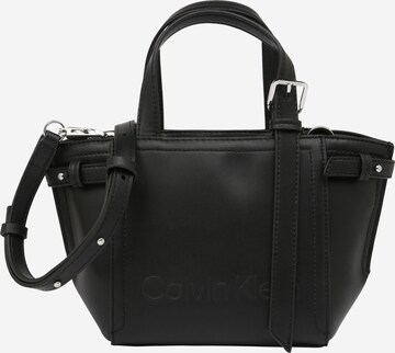 Calvin Klein Τσάντα χειρός σε μαύρο: μπροστά