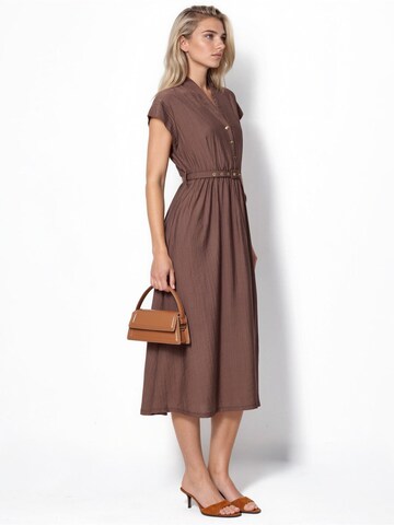Busem Dress 'Maxi' in Brown
