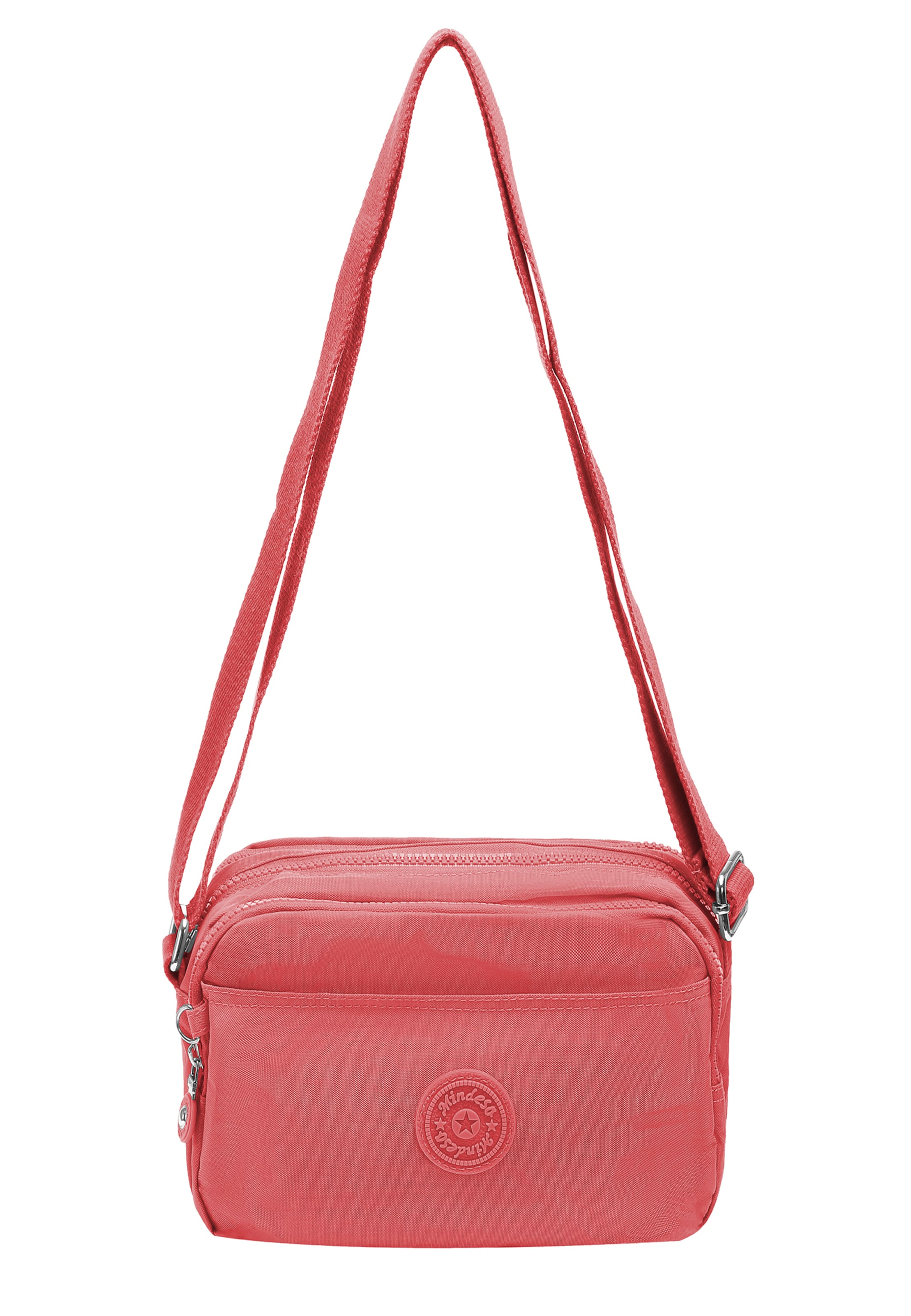 Mindesa Schoudertas in Oranje: voorkant