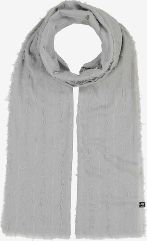 FRAAS Oversized Scarf in Grey: front