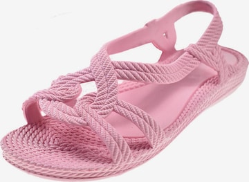 Brasileras - Sandalias 'Esmirna' en rosa: frente