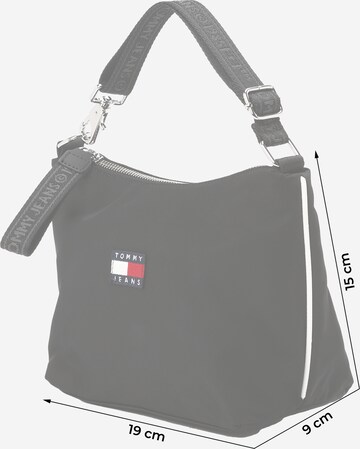 Tommy Jeans Skuldertaske 'HERITAGE' i sort