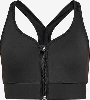 faina Athlsr Bustier Sport-BH in Schwarz: predná strana