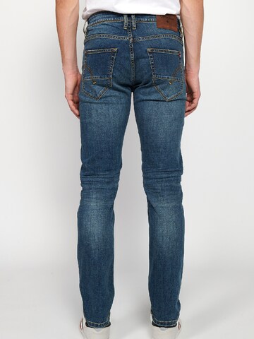 KOROSHI Regularen Kavbojke | modra barva