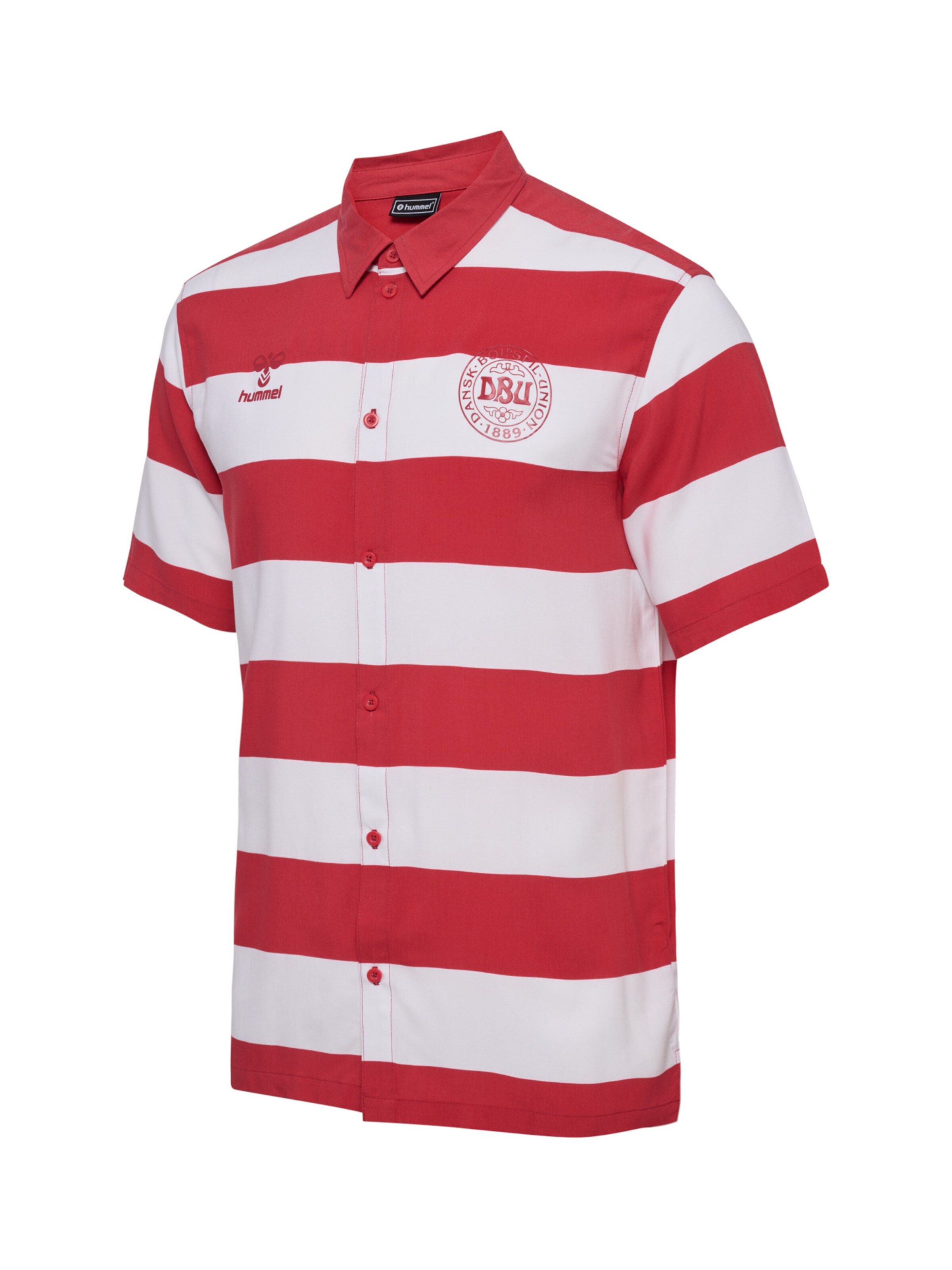 Hummel Regular Fit Hemd 'Dänemark' in Rot