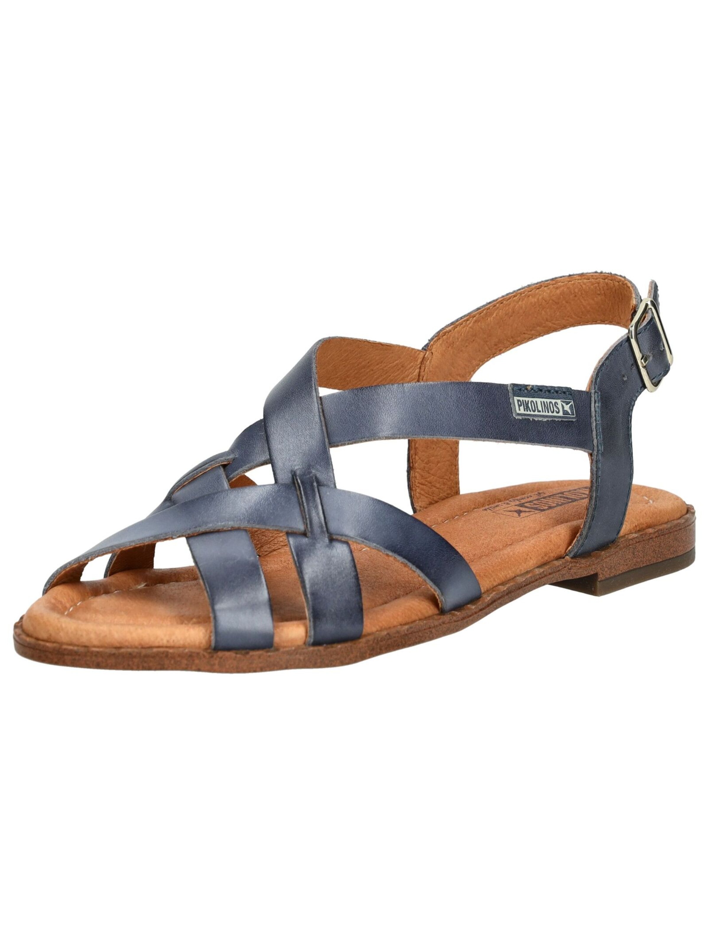 PIKOLINOS Strap sandal in Blue: front