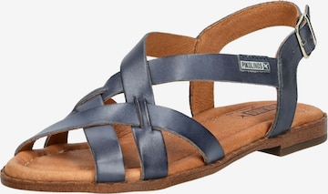 PIKOLINOS Strap sandal in Blue: front