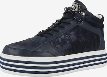 GERRY WEBER High-Top Sneakers 'Novara' in Blue: front