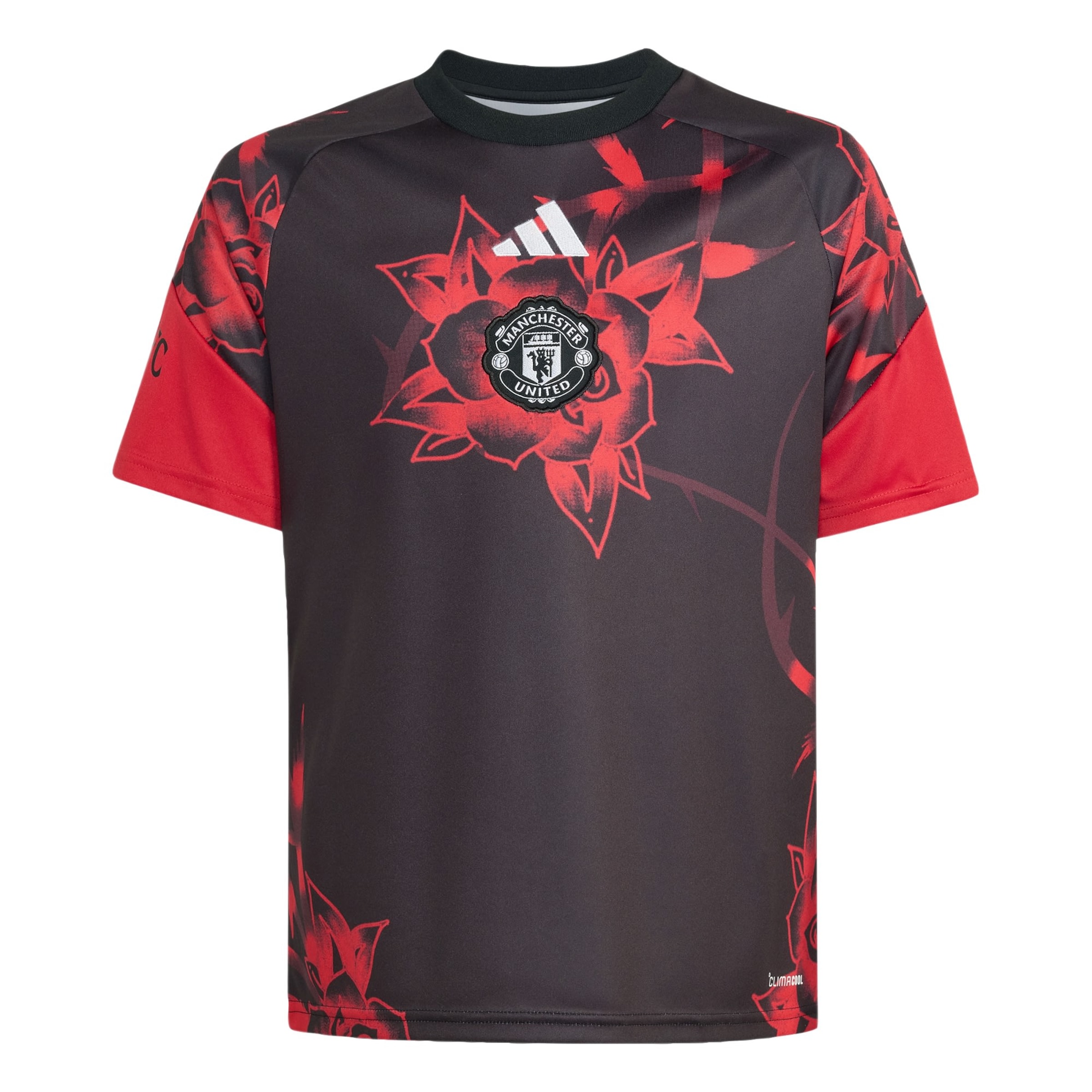 ADIDAS PERFORMANCE Performance shirt 'Manchester United 26/27 Pre-Match' in Black: front