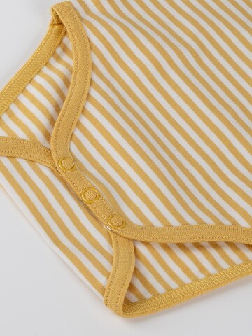 SIGIKID Romper/Bodysuit 'Body, langarm Classic Baby' in Yellow