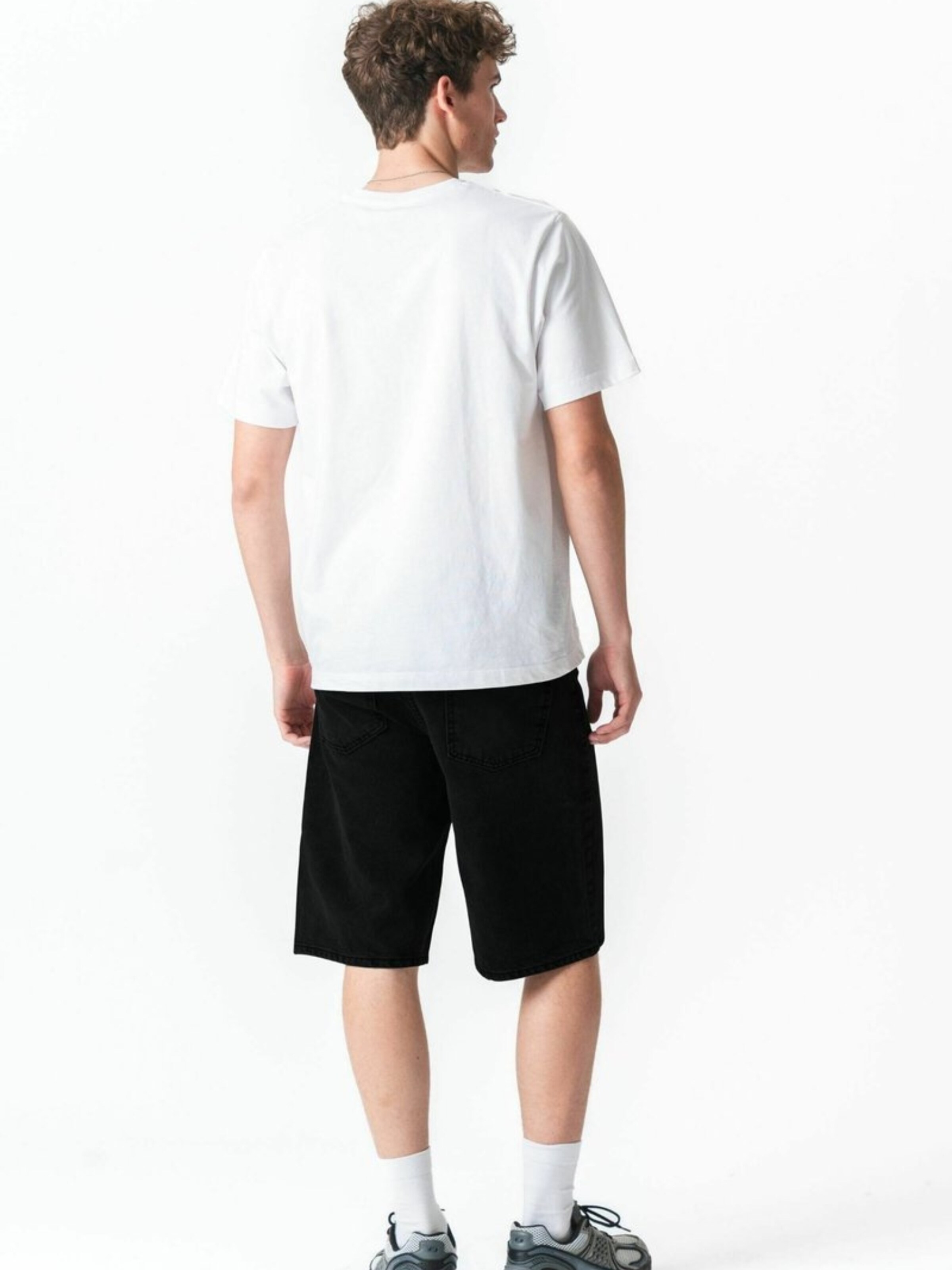 TEESHOPPEN regular Bukser ' Denim shorts ' i sort