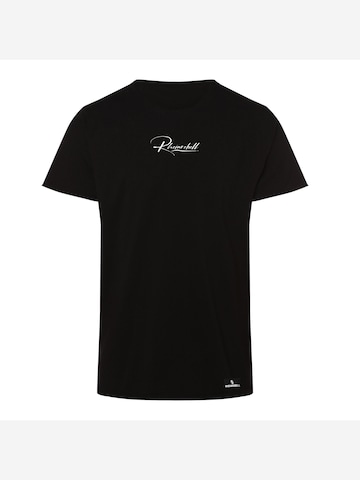 Rheinrebell Shirt 'T Shirt "Faith" Black'‌‌‌‌‌‌‌‌‌ in Schwarz: Vorderseite