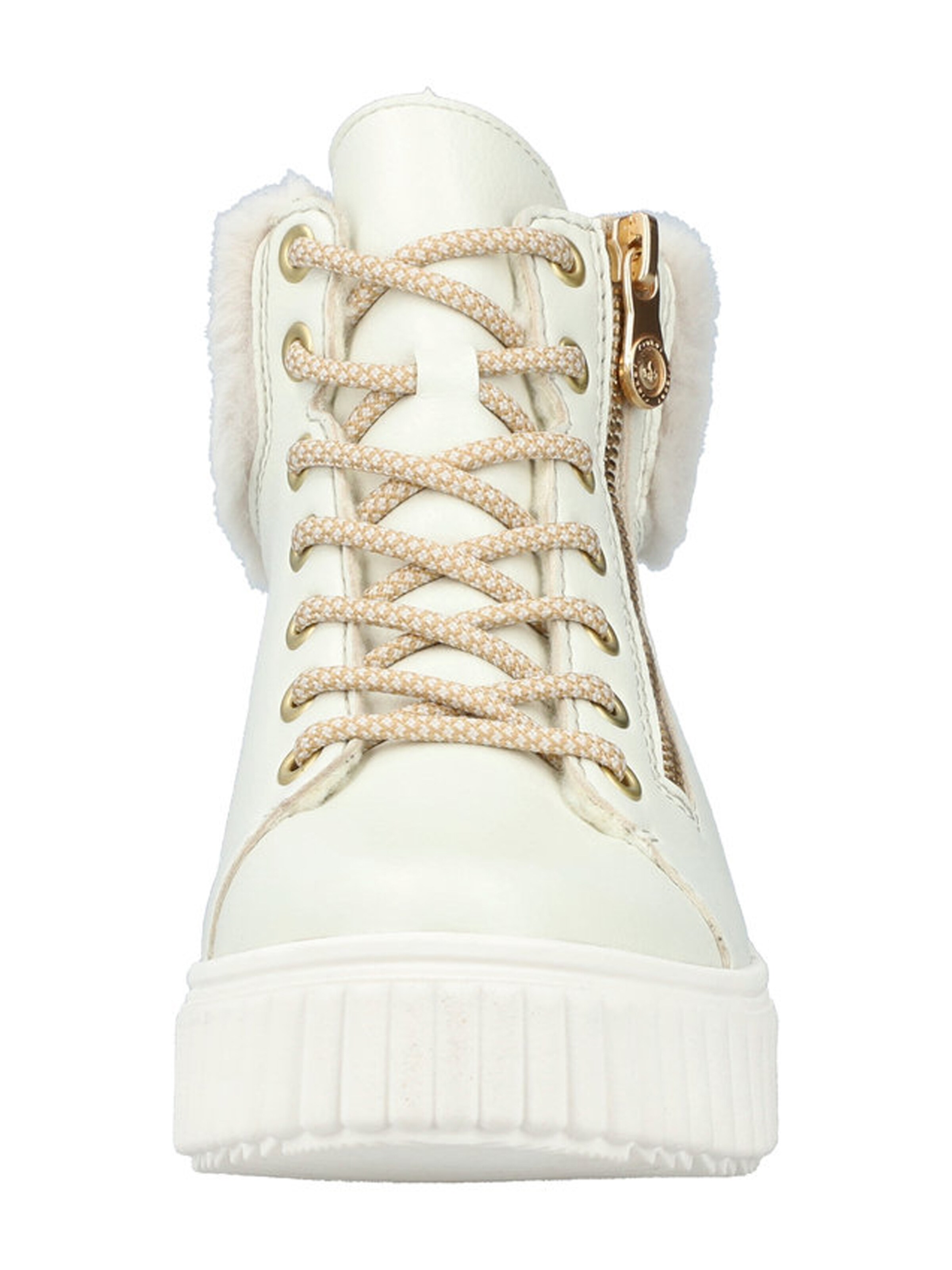 Rieker Schnürstiefelette in Weiß