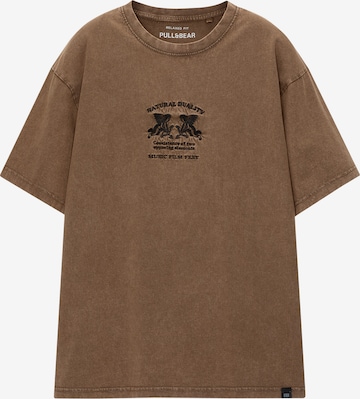Pull&Bear Skjorte i brun: forside