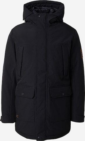 JACK & JONES Välikausiparka 'JJFinn' värissä musta: etupuoli