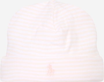 Căciulă de la Polo Ralph Lauren pe roz: față