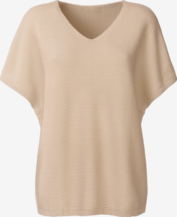 Pullover di heine in beige: frontale