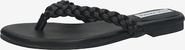 STEVE MADDEN T-Bar Sandals in Black: front