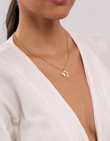 PURELEI Kette 'World Map' in Gold