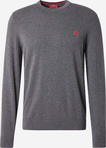 HUGO Pullover 'San Cassius' in Grau: Vorderseite