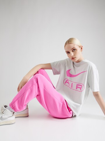 pilka Nike Sportswear Laisvi marškinėliai 'AIR'