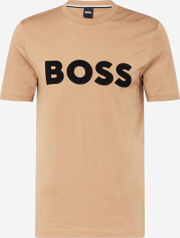 BOSS T-Shirt 'Tiburt' in Beige: predná strana