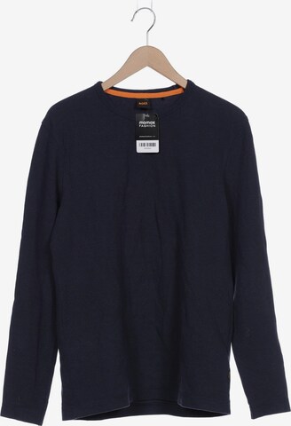 BOSS Orange Sweatshirt & Zip-Up Hoodie in M in Blue: front